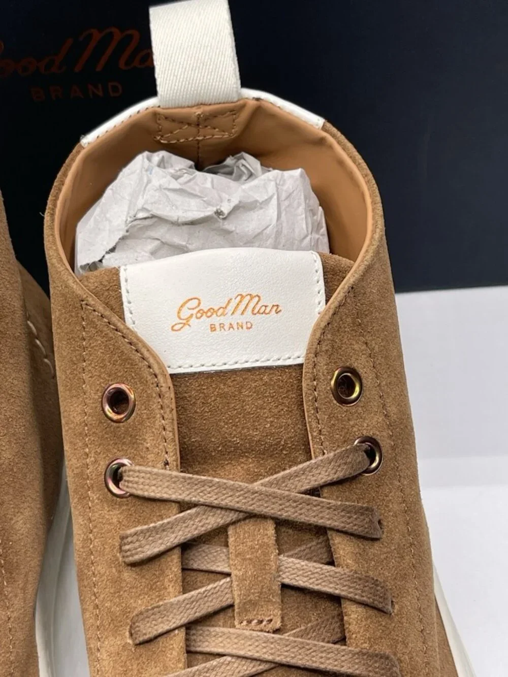 Good Man Brand Legacy‎ Hi-Top Brown Suede  Leather Sneakers Men’s Size 9.5